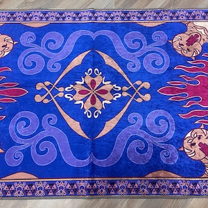 Aladdin's And Flying Carpet Rugs, Flying Carpet Rugs, Aladdin Rug, Modern Rugs, Salon Decor Rug, Entryway Rug, Patterned Rug,Gift For Home