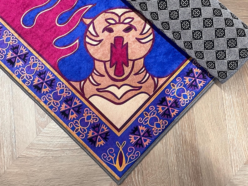 Aladdin's And Flying Carpet Rugs, Flying Carpet Rugs, Aladdin Rug, Modern Rugs, Salon Decor Rug, Entryway Rug, Patterned Rug,Gift For Home image 4