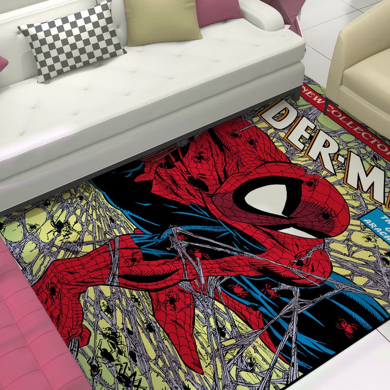 Spiderman Rug - Etsy