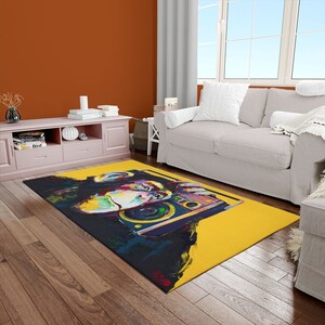 Monkey Boombox Rugs, Monkey Rug, Animal Rug, Dj Monkey Rug, Custom Rug ...