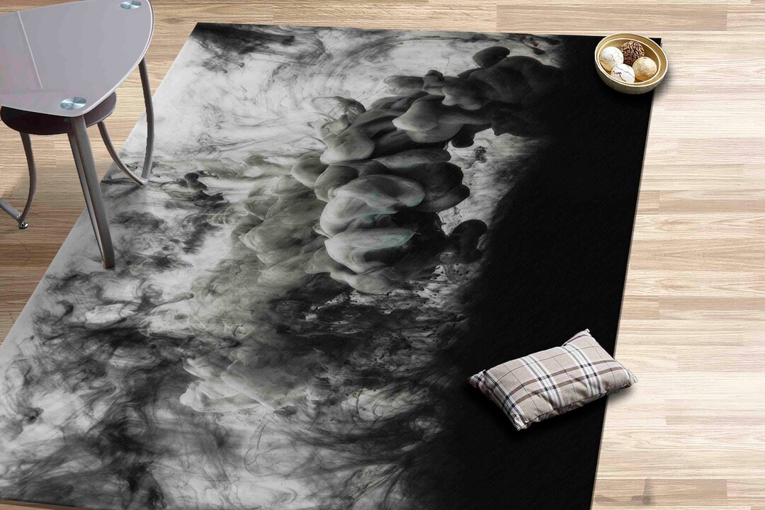 Smoke Rugs, Smoking Rugs, Loft Rug, Modern Rug, 3D Printed Rug, Non