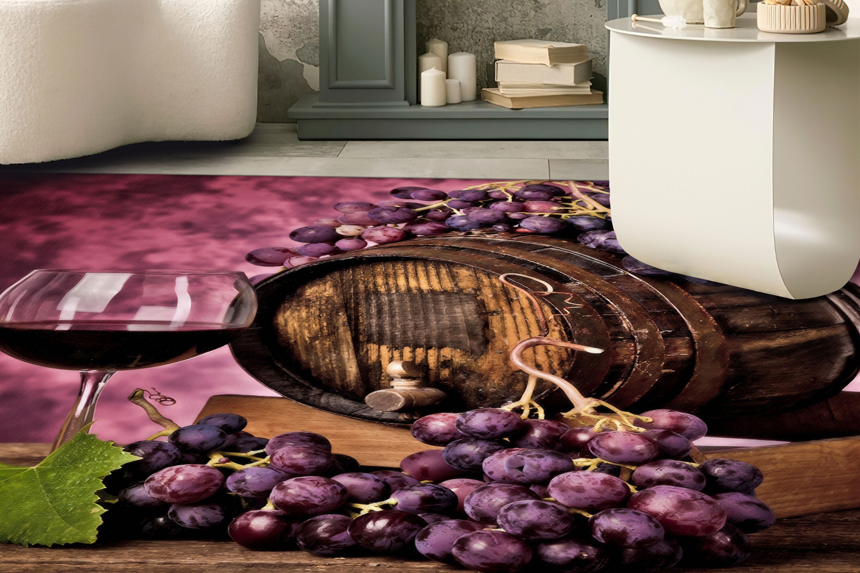 Wine Rug, Kitchen Decor, Grape Rug, Modern Rugs, , Indoor Rug, Rugs ...