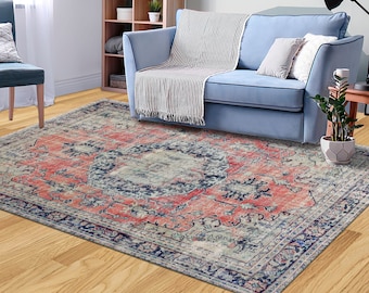 Turkish Rug, Oushak Rug, Navy Rug, Wedding Rug, Rug, Gift For Her, Salon Decor Rug, Vintage Design Rugs, Green Rugs, Bath Rug, Stair Rug,
