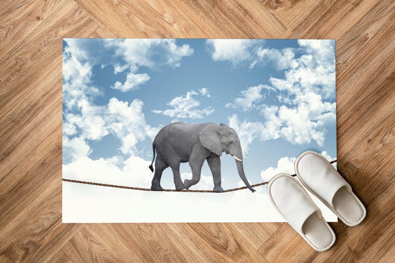 Elephant Rugs,Surreal Rugs,Animal Rugs,Home Decor Rug,Pattern Rug,Personalized Rug,Soft Rug,Salon Decor Rug,Large Canvas,Minimalist Wall Art,Personalized Gift,Halloween Decor Art,Gift For Her,