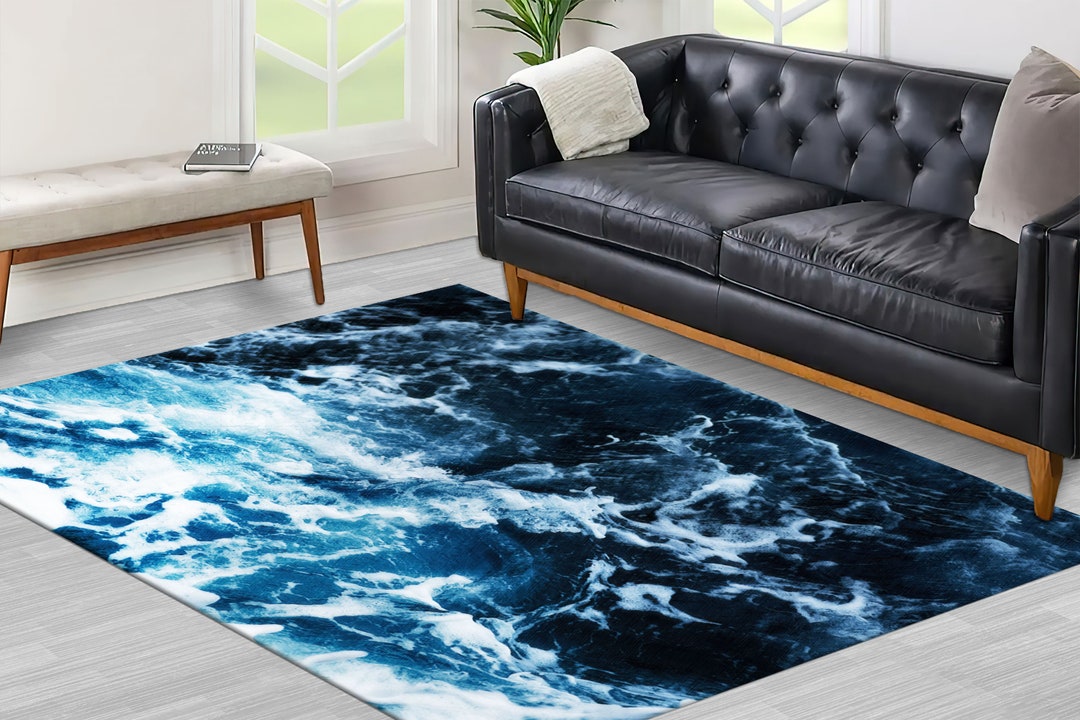 Aesthetic Ocean Rugs, Sea Landscape Rug, Aesthetic Ocean Rug, Landscape ...