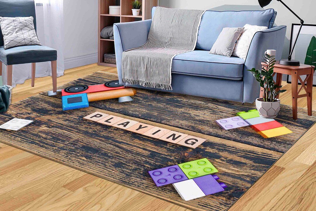 Boy Room Rug, Train Rug, Playing Rug, Children Rugs, Salon Decor Rug ...