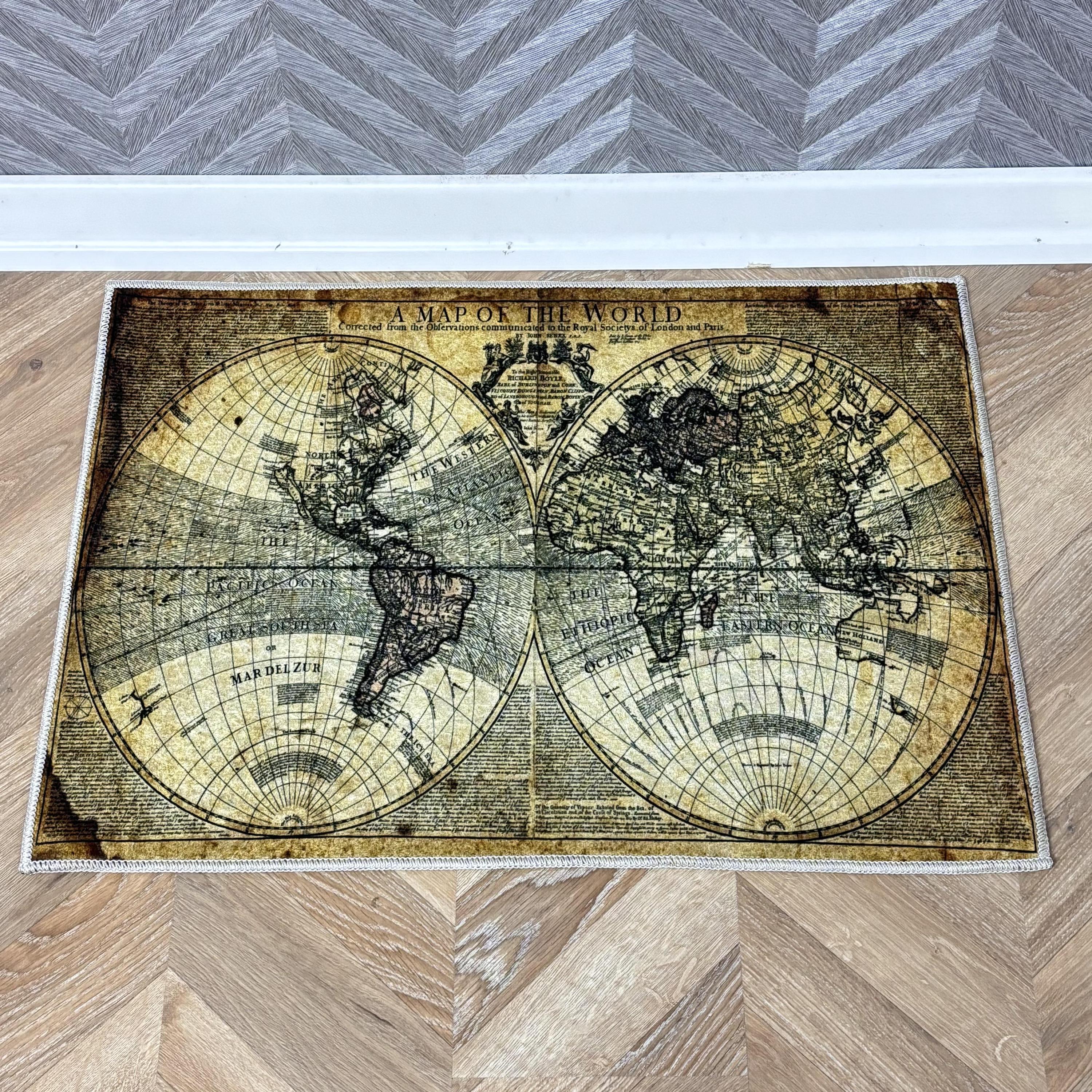 Old World Map Rugs, Old World Map Rug, Vintage World Map Rugs, Map Rugs ...