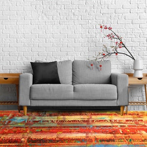 Gerhard Richter Masterpiece Rugs, Gerhard Richter Rug, Masterpiece Rugs, Famous Rug,Abstract Rug, Kitchen Rug, Non Slip Rug, Home Decor Rug, image 2