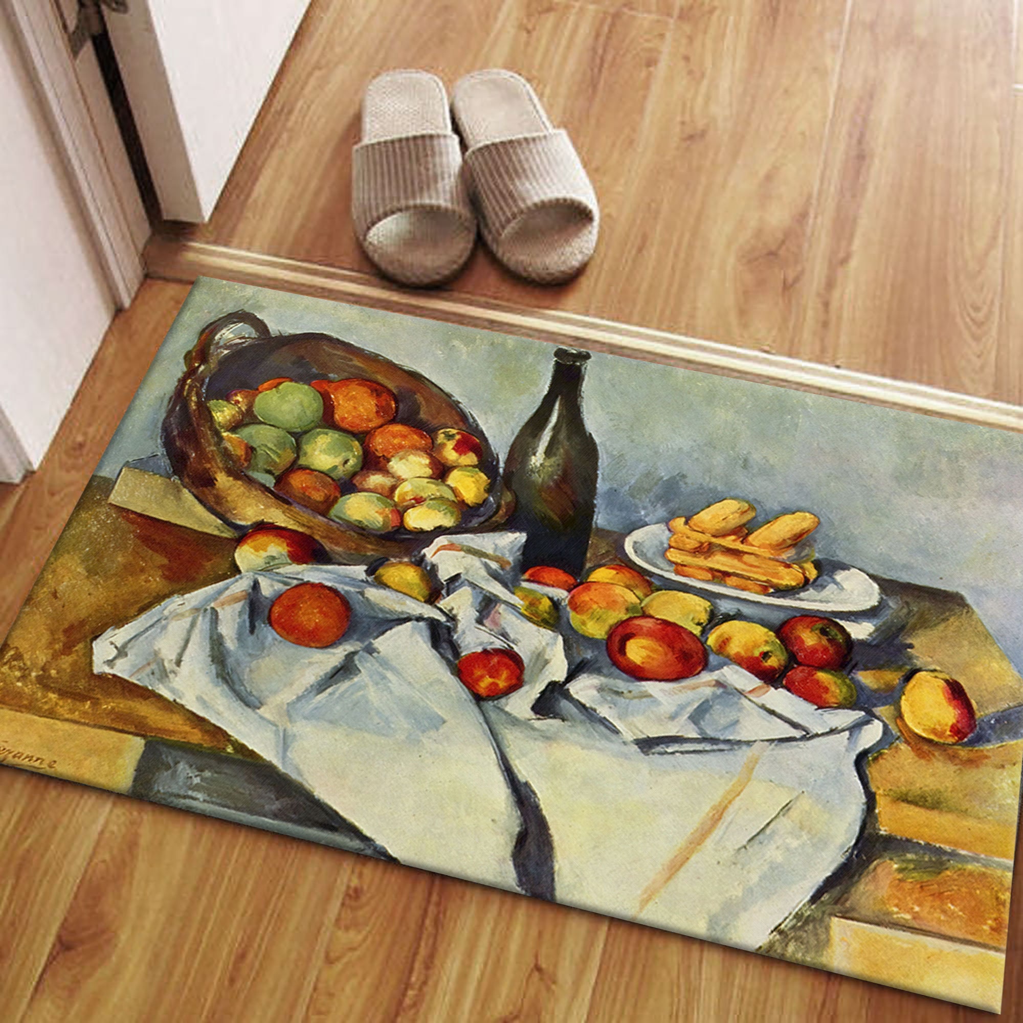 Paul Cezanne Rugs, the Basket of Apples Rug, Kitchen Rug, Oil Rugs ...