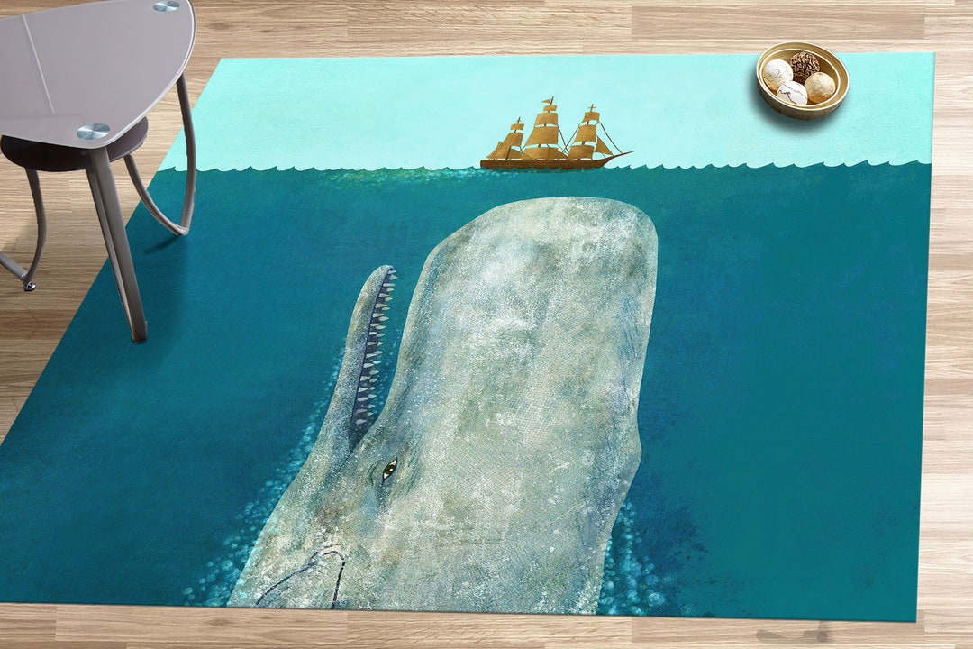 Crude Area The Whale Large Rug Ship Rugs Underwater Rug Trendy Rug crude-area-the-whale-large-rug-ship-rugs-underwater-rug-trendy-rug