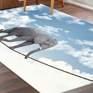Elephant Rugs,Surreal Rugs,Animal Rugs,Home Decor Rug,Pattern Rug,Personalized Rug,Soft Rug,Salon Decor Rug,Handmade Gift,Halloween Decor Art,Personalized Gifts,Bridesmaid Gift,Framed Wall Art,