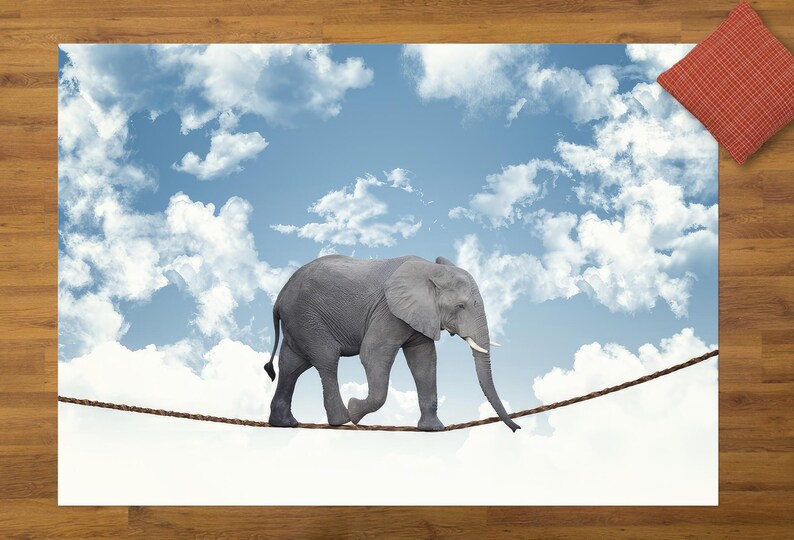 Elephant Rugs,Surreal Rugs,Animal Rugs,Home Decor Rug,Pattern Rug,Personalized Rug,Soft Rug,Salon Decor Rug,Framed Wall Art,Gifts,Wall Decoration,Large Wall Decor,Gift For The Home,