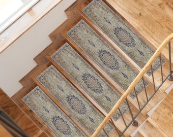Turkish Style Stair Tread Rug – Non-Slip Washable Runner Mat