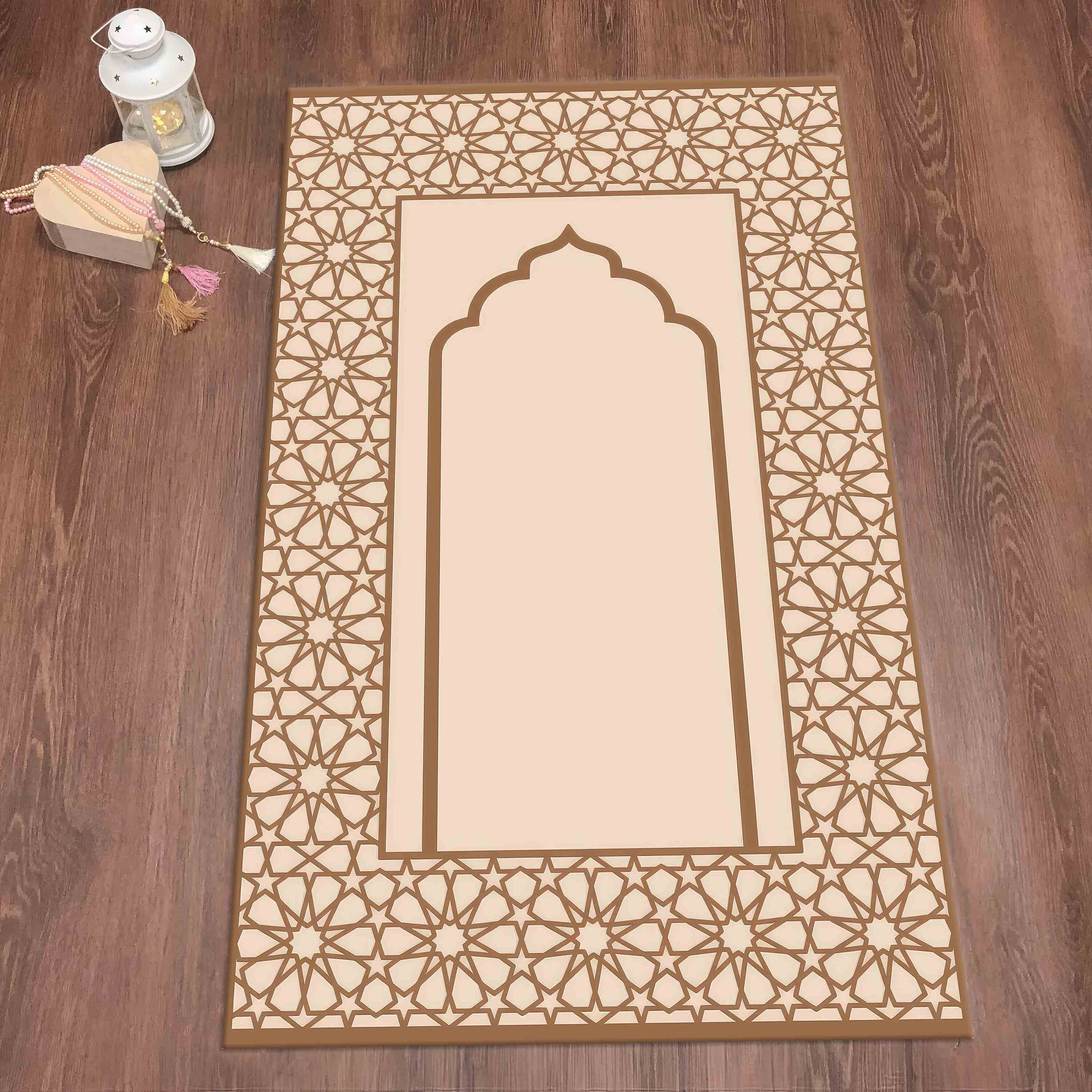 Prayer Rug Basic Brown Brown Prayer Rug, Beige Prayer Rug, Worship Rug, Personalized Rug ...
