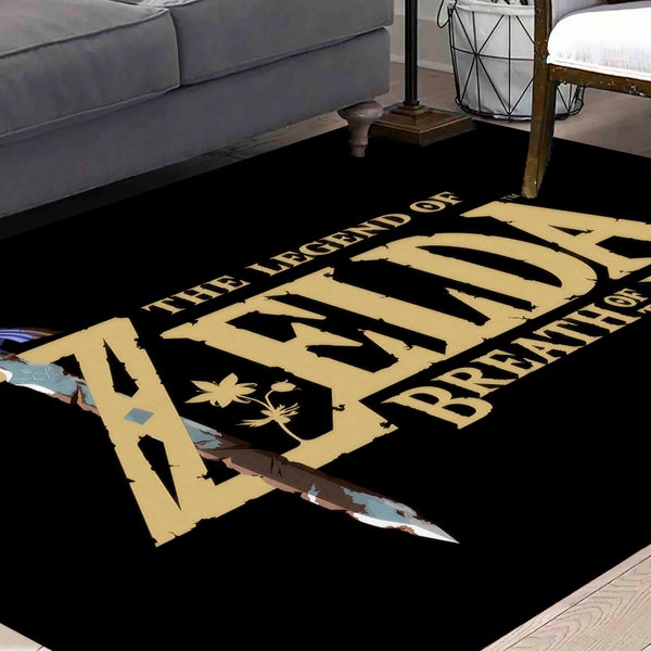 Legend Of Zelda Rugs, Play Room Rugs, Gamer Rug, Modern Rugs, Personalized Rug, Pattern Rug, Corridor Rug, Gift Rug, Personalized Rug,