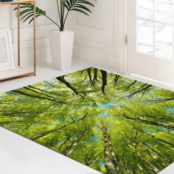 Tree Branch Rug Etsy