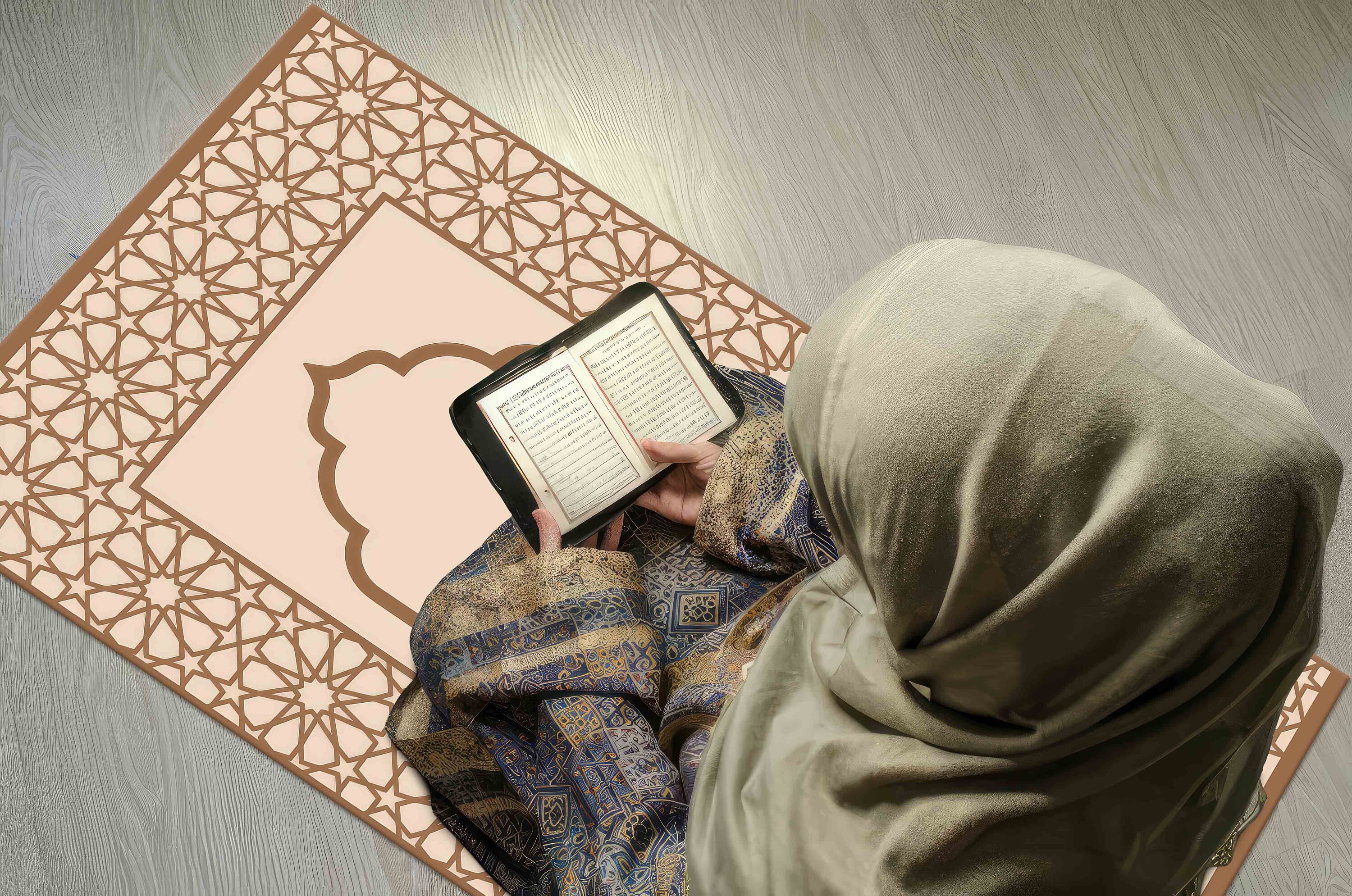 Musim Rugs Brown Prayer Rug, Beige Prayer Rug, Worship Rug, Personalized Rug ...