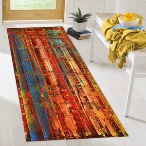 Gerhard Richter Masterpiece Rugs, Gerhard Richter Rug, Masterpiece Rugs, Famous Rug,Abstract Rug, Kitchen Rug, Non Slip Rug, Home Decor Rug, image 5