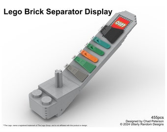 Expositor separador de ladrillos gigante Instrucciones de construcción  Lego MOC