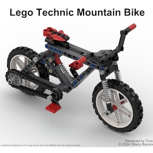 Lego Technic Mountain Bike - Lego MOC Building Instructions