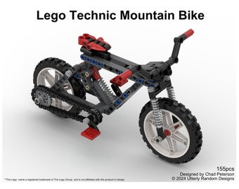 Lego Technic Mountain Bike - Lego MOC Building Instructions