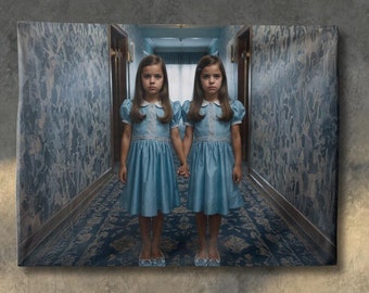 horror movie twins blue dress The Shining Twins Dress: Handmade Retro Horror Movie Cosplay