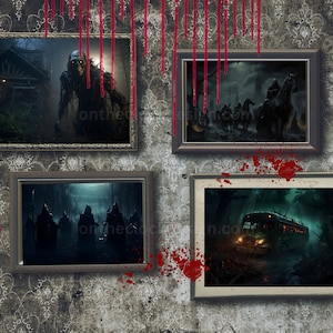 Creepy PRINTABLE Ghost Photos Bundle, 10 Haunting Abandoned Asylum Instant Digital Prints for Scrapbooking, Journal Decorations