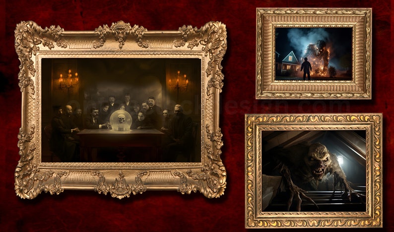 Printable Creepy Halloween Photos 10 Photo Bundle Scary Halloween ...
