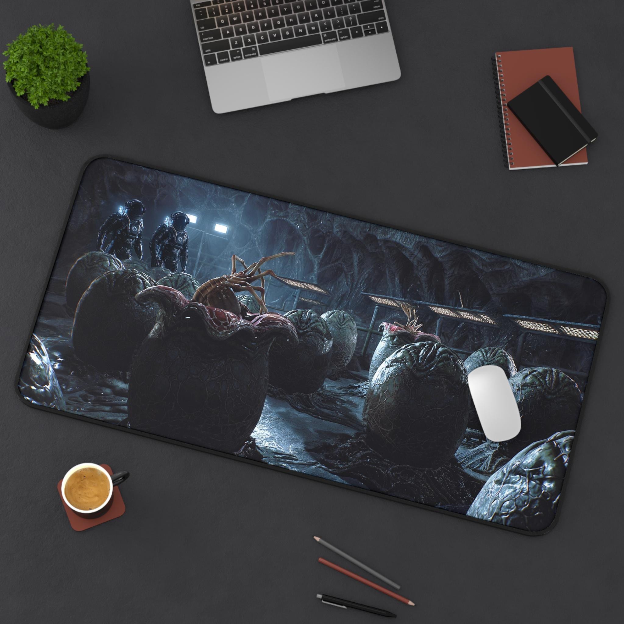 Alien Gaming Desk Mat: Sci-fi Horror Face Hugger Egg Scene - Etsy