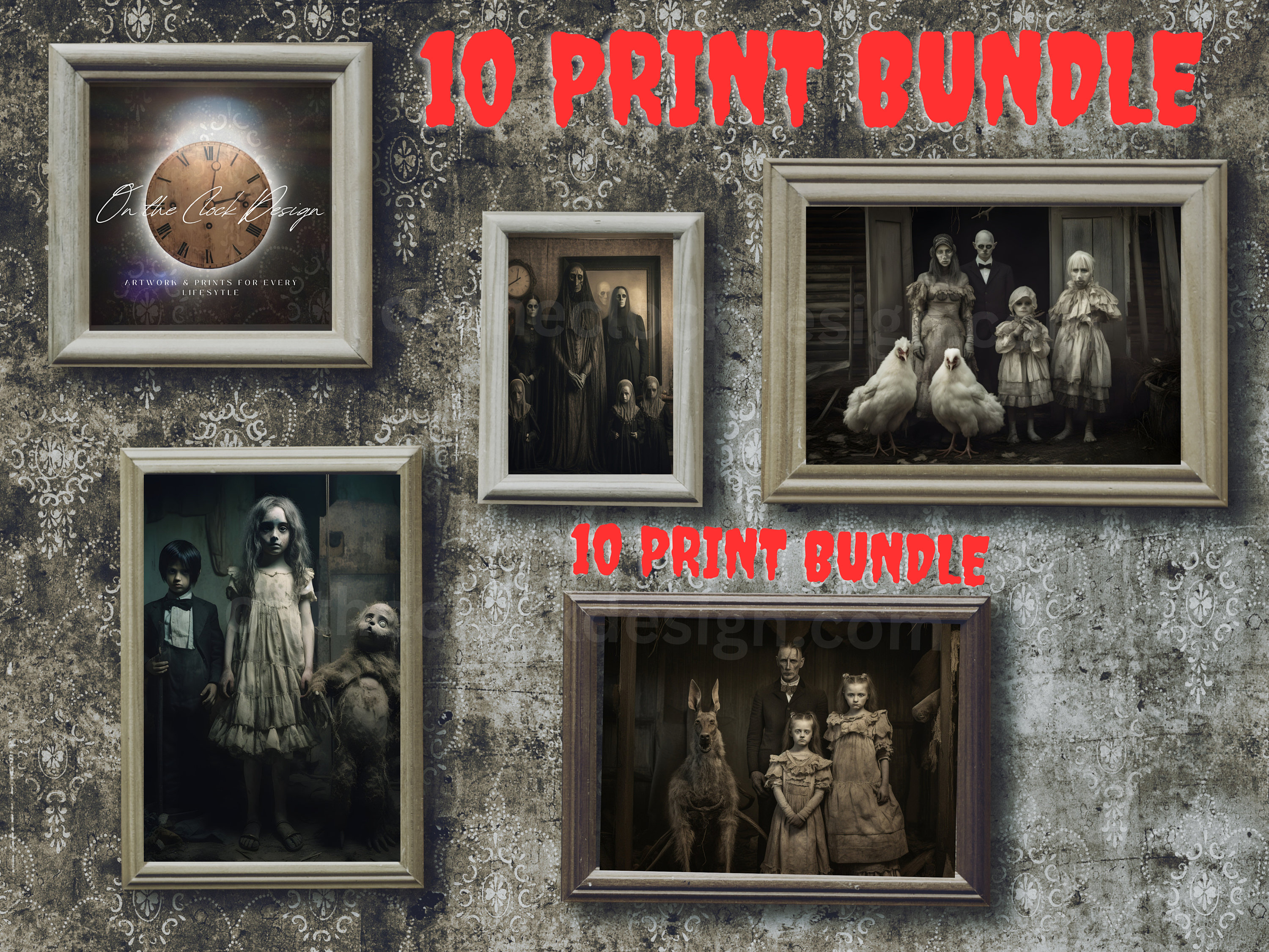 Printable Creepy Halloween Photos 10 Photo Bundle Scary Halloween ...