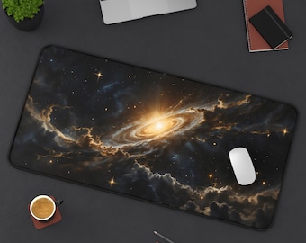 Celestial Galaxy Desk Mat – Large Gaming Mouse Pad