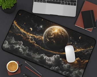 Celestial Galaxy Desk Mat – Large Gaming Mouse Pad