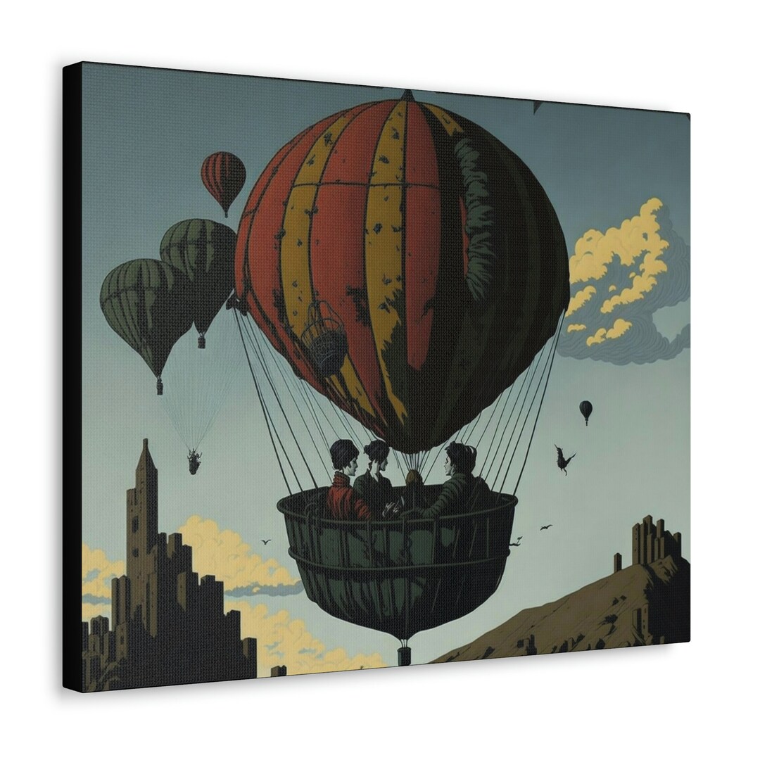 Canvas Wrap With Street Art Graffiti Stencils Political Etsy