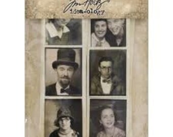 Tim Holtz Idea-ology Photobooth, 40 Pieces, Vintage Inspired Photo ...