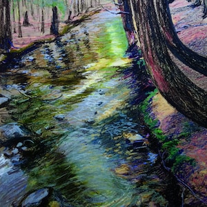 Amethyst Brook, 5&quot; x 7&quot; frameable note card