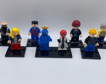 Roblox + LEGO] How to make more Rainbow Friends LEGO minifigs: Pink,  Purple, Yellow, and Black 