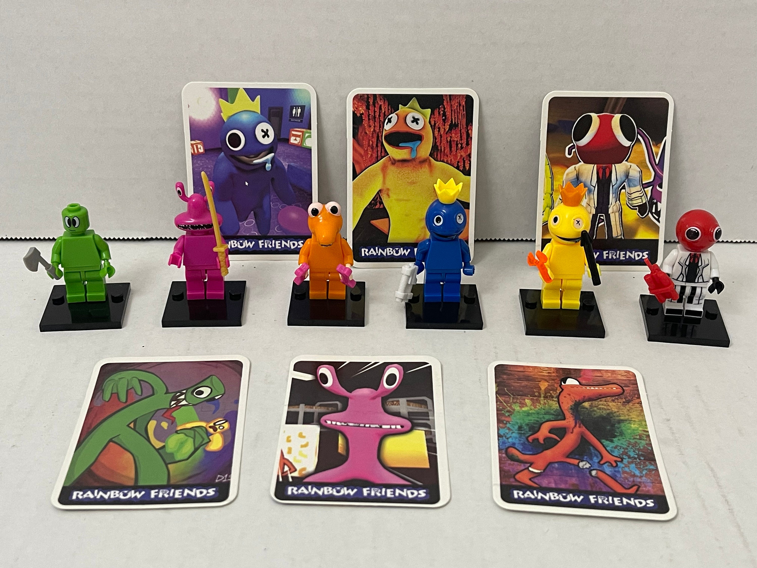 Rainbow Friends Set of 8 People From Roblox Custom Building 