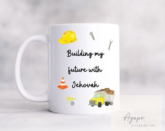 LDC Mug with Name | Building my future with Jehovah | JW LDC Mug