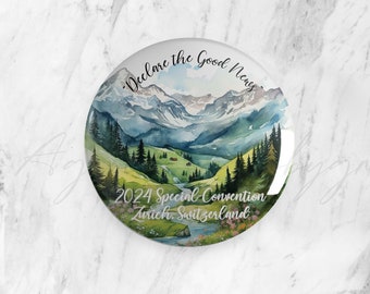 2024 Special Convention Zurich, Switzerland | Swiss Alps Pins | Declare the Good News Pins| Special Conventions 2024