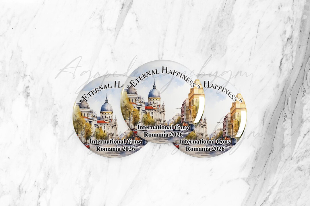Bucharest Romania International Convention Pins Eternal Happiness 2026 ...