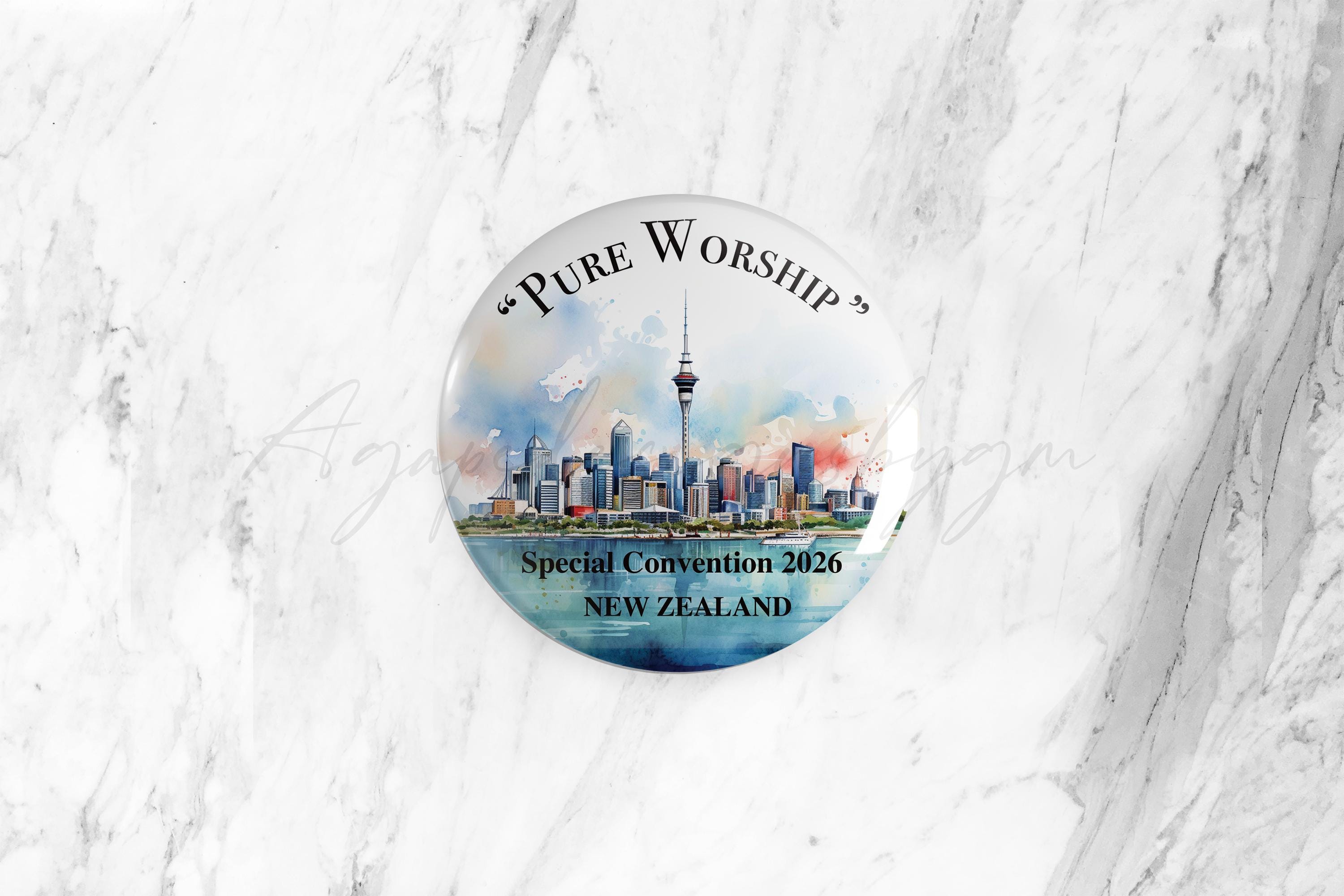 New Zealand Pin Badge - Etsy