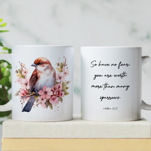 You Are Worth More Than Many Sparrows JW Coffee Mug, Matthew 10:31 Mug ...