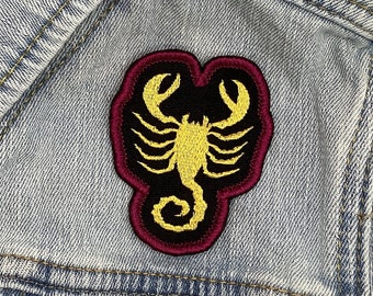 Embroidered Scorpion Patch