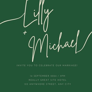 Custom Wedding Invitations and Save The Dates