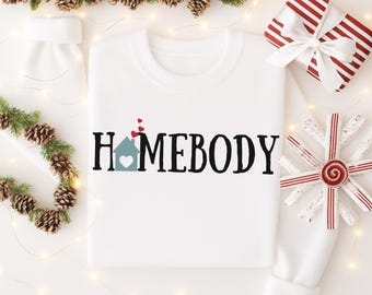 Sudadera Homebody, Sudadera cómoda, Sudadera holgada, Sudadera bonita, Sudadera moderna, Sudadera con estampado, Camiseta Homebody, Sudadera de mujer