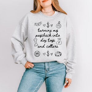 Hunde Mama Sweatshirt Hunde Mama Lustiges Hunde Sweatshirt Fell Mama Sweatshirt Lustiges Hunde Sprüche Womens Crewneck Muttertags Sweatshirt für Sie