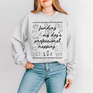 Hunde Mama Sweatshirt Hunde Mama Lustiges Hunde Sweatshirt Fell Mama Sweatshirt Lustiges Hunde Sprüche Womens Crewneck Muttertags Sweatshirt für Sie