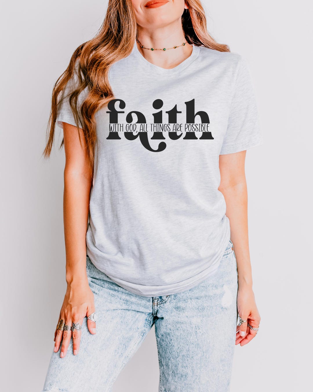 Christian Shirt Faith T-shirt Bible Verse Shirt Scripture Shirt Faith ...
