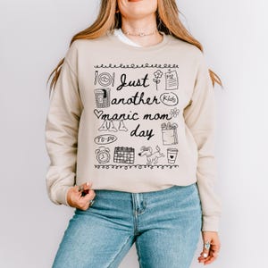 Sweatshirt voor mama Mama Sweatshirt Mom Life Sweatshirt grappige moeder gezegden Sweatshirt Moederdag Sweatshirt Moederdag cadeau voor haar Cadeau voor moeder
