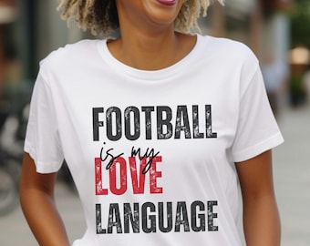 Fußball-T-Shirt, Spieltag-Shirt, Fußballliebhaber, Fußballsaison-Shirt, Fußball-Mama, Fußball-Mama, Fußball-Papa, Familien-Fußball